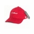 Boné curva vermelho Classic branco - comprar online