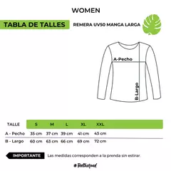 Remera UV50 Mujer manga larga - Body Sport