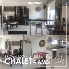 CHALET 4 AMBIENTES - BROWN 9000 MAR DEL PLATA APTO CREDITO