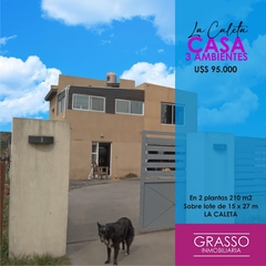 CASA MODERNA EN DOS PLANTAS EN LA CALETA MAR CHIQUITA - comprar online