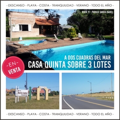 CASA QUINTA SOBRE 3 LOTES - SANTA ISABEL- CHAPADMALAL