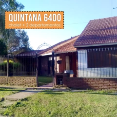 CHALET 3 AMBIENTES + DTOS - QUINTANA 6400