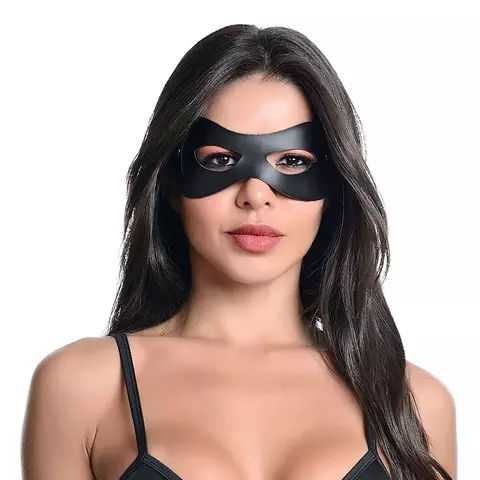 Máscara com 3 Pontas Dominatrixxx cor Preta - comprar online