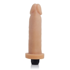 Prótese em Cyber Skin® 8 - 16x4cm com vibrador multivelocidade a prova d´água na internet