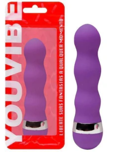 Vibrador Ponto G Aveludado 10,5 X 2,3Cm Vipmix