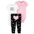 SET 3 PIEZAS BODIS Y PANTALÓN NEGRO CORAZÓN EN LA COLA