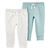 PACK 2 PANTALONES CELESTE Y GRIS JASPEADO