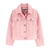 CAMPERA DE JEAN ROSA BRODERIE