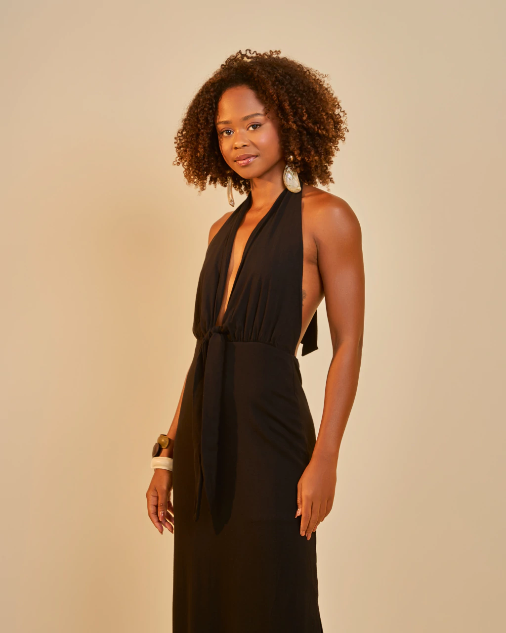 Vestido Longo Desiree Preto