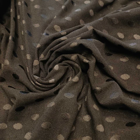 Microtul Lunares Elastizado - comprar online