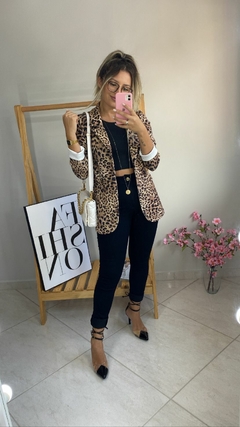 Calça skinny preta sem rasgo - Srta. Michels Closet