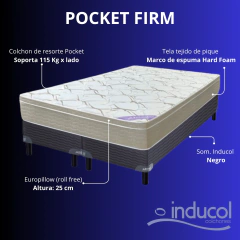 Conjunto Inducol Pocket Firm 160x200 Resorte