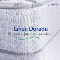 Colchon Inducol Linea Dorada 24 140x190 Espuma - ADORMIRE