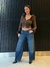 Wide leg con recortes oxido
