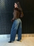 Wide leg con recortes oxido en internet