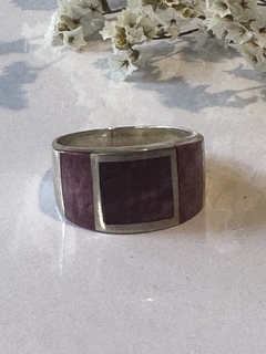 Anillo plata bordo - Jash accesorios