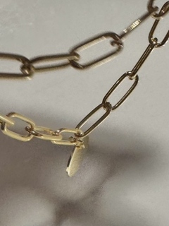 Collar doble dorado - Jash accesorios