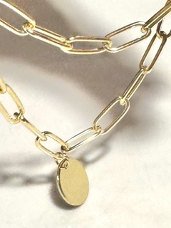 Collar doble dorado - comprar online