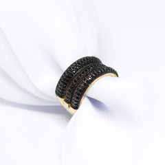 Conjunto Dourado Micro zircônias negras na internet