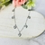 Pulsera fina corazoncitos con borde - comprar online
