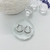 Argollas media luna finas - comprar online