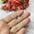 Aros strass rosa con borde