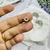 Anillo dorado círculo con strass