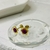 Abridores dorados florcita strass violeta