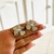 Aros flor pétalos grande con perla - comprar online