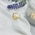 Anillo dorado Luna y Estrella ajustable - comprar online