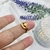 Anillo dorado Luna y Estrella ajustable