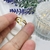 Anillo dorado 4 corazónes