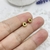 Aros dorados mini bvlgari - comprar online