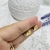 Aros dorados corazon con relieve - tienda online