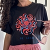 remera croptop oh crab - comprar online