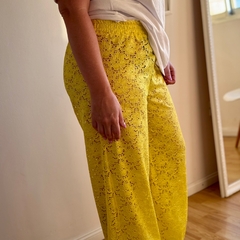 Pantalón de encaje amarillo - LOVAZ