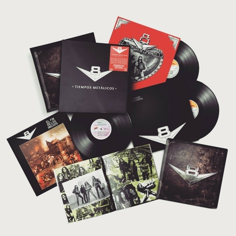 V8 – Tiempos Metálicos 3LP BOX SET Nuevo 2023