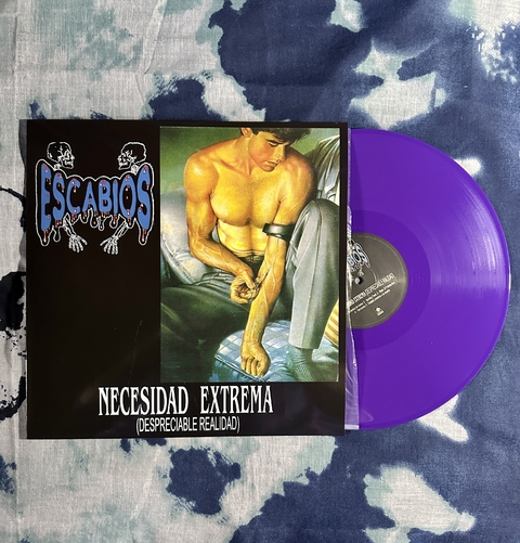 Escabios – Necesidad Extrema (Despreciable Realidad) LP NUEVO 2022 Death Metal Vinilo VIOLETA