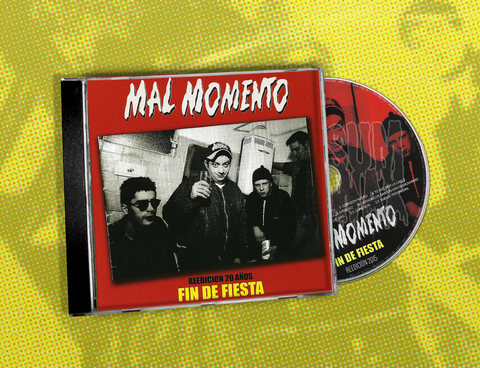 Mal Momento ‎– Fin De Fiesta CD Nuevo Sellado RE 20 años Punk Rock 2015 Argentina