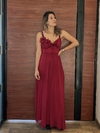 Vestido magenta