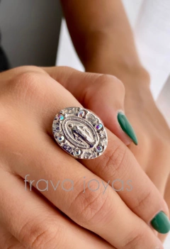 Medalla Milagrosa Rustica con cristales en internet