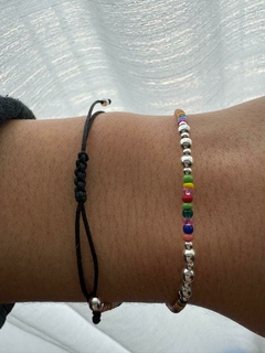 Tejida Negra Multicolor - comprar online