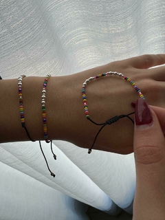 Tejida Negra Multicolor