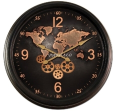 Reloj de Pared Toronto con engranajes en movimiento en internet