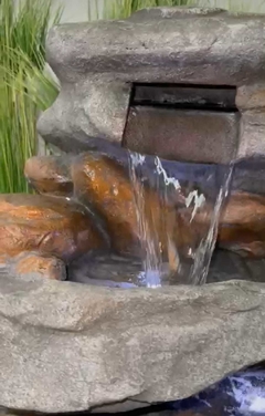Fuente de agua grande cascada 102 cm - comprar online