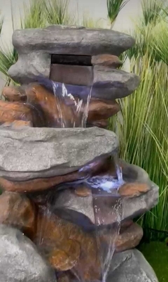 Fuente de agua grande cascada 102 cm - tienda online