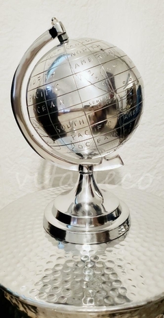 Globo Terráqueo Aluminio - comprar online