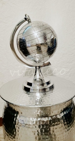 Globo Terráqueo Aluminio - VITA DECO