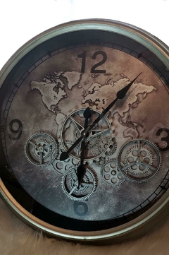 Reloj de pared Deco ANDORRA c/mov de engranajes 59 cm - comprar online