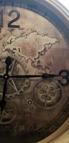 Reloj de pared Deco ANDORRA c/mov de engranajes 59 cm en internet